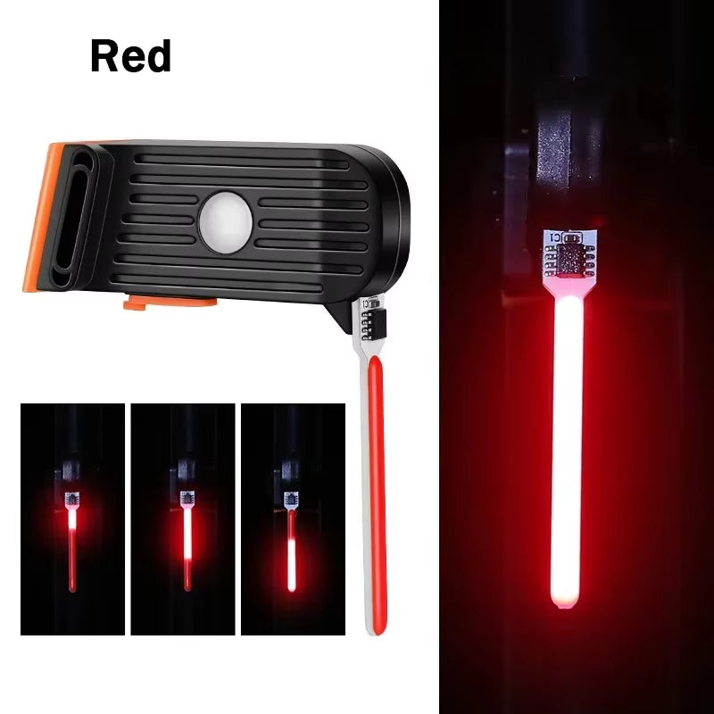 Bike Tail Light LED Rear Lamp Warning Light Waterproof Bicycle Lights USB Rechargeable Cycling MTB Road Bike Rear Flashlight