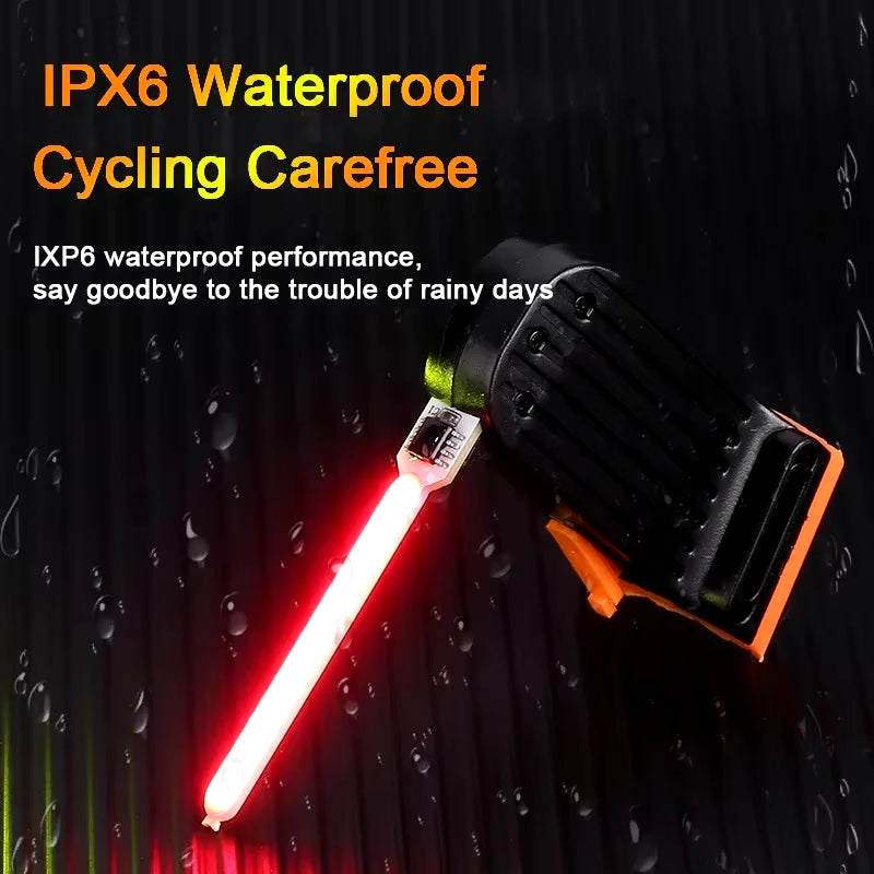 Bike Tail Light LED Rear Lamp Warning Light Waterproof Bicycle Lights USB Rechargeable Cycling MTB Road Bike Rear Flashlight